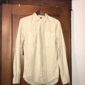 Men’s 100% cotton double RL button down shirt